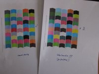 purging test pattern 4 color printers